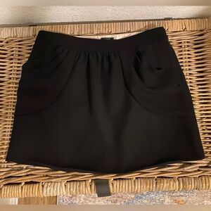 JCrew black mini skirt